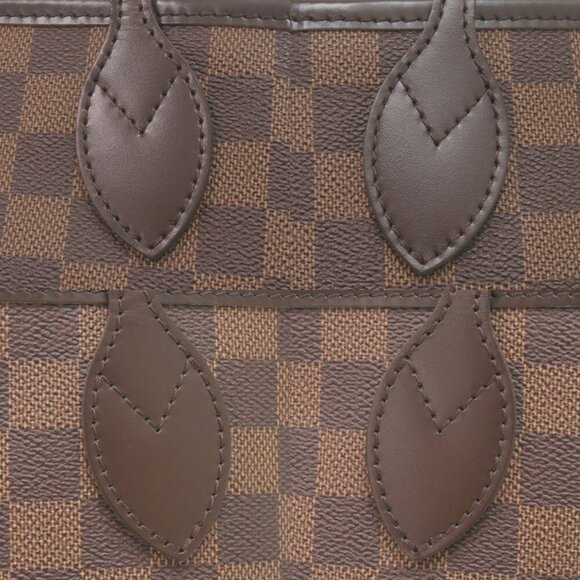 LOUIS VUITTON Brown Damier Neverfull PM Tote Bag - Picture 9 of 10